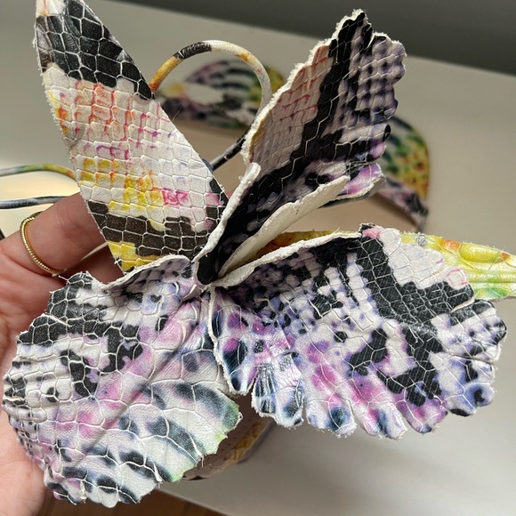 Hibiscus lace up heel - Picture 3 of 7